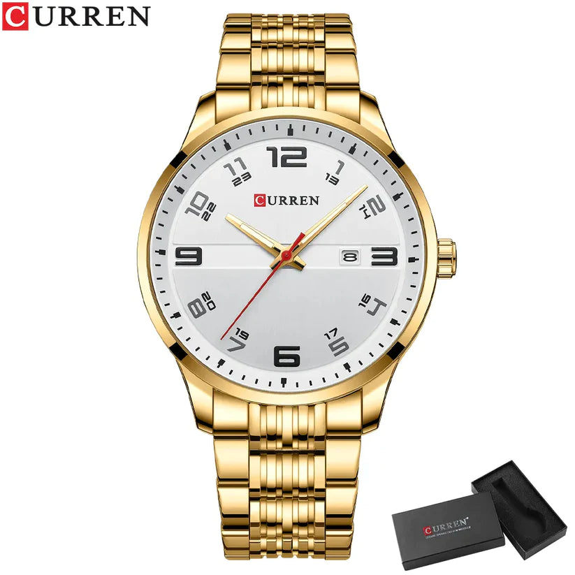 Men's Dress Watch with Date 8411