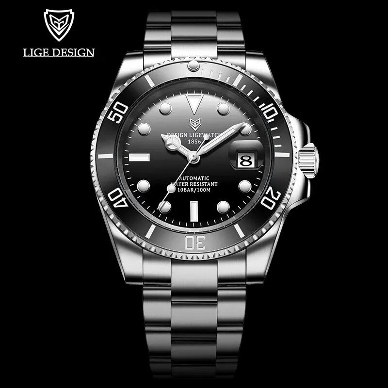 LIGE Men's Automatic Watch