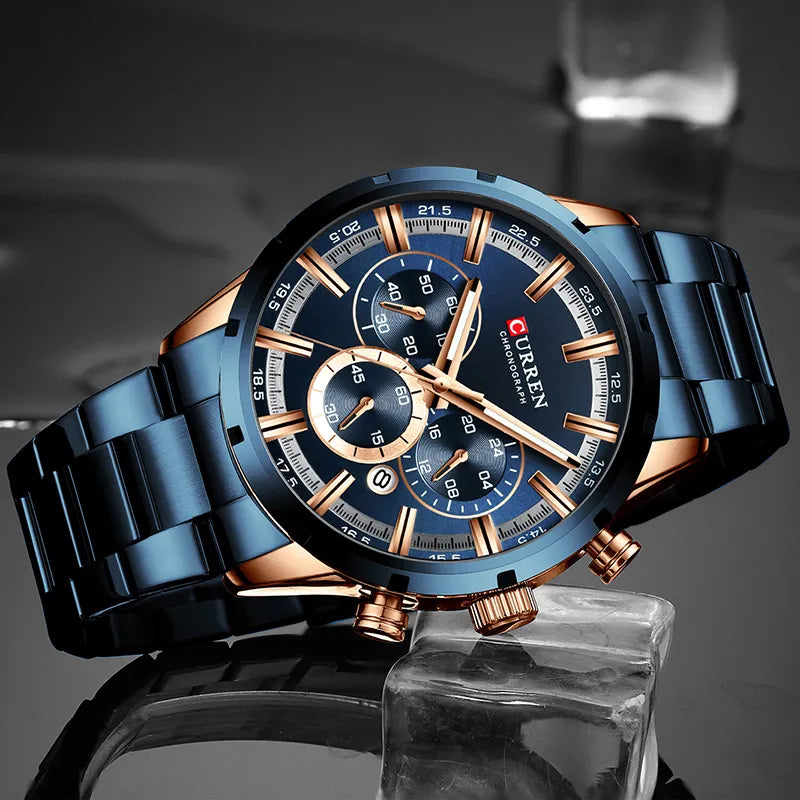 Men's Sports Chronograph Wristwatch