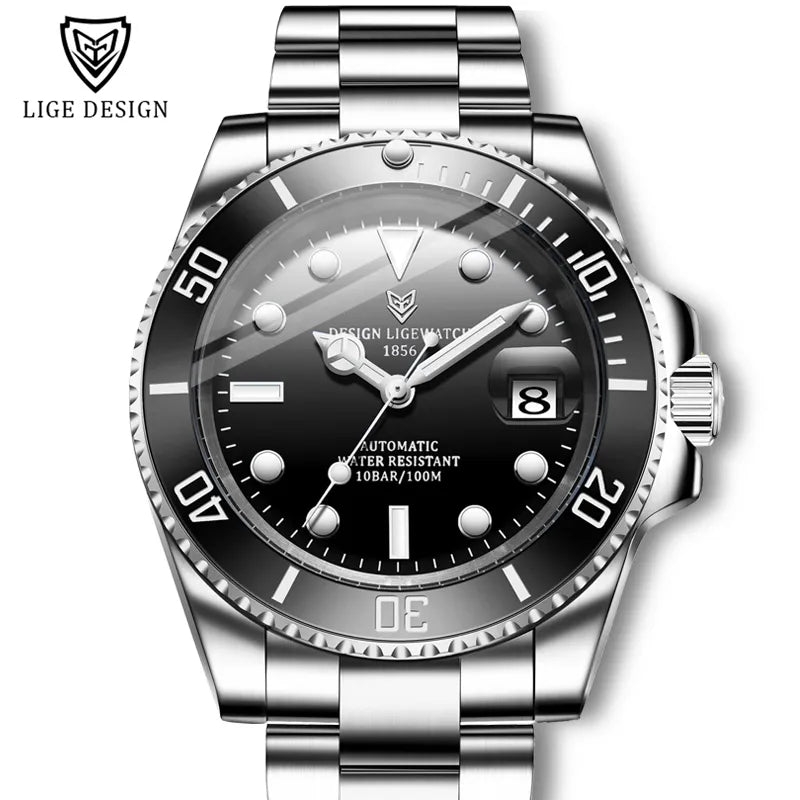 LIGE Men's Automatic Watch