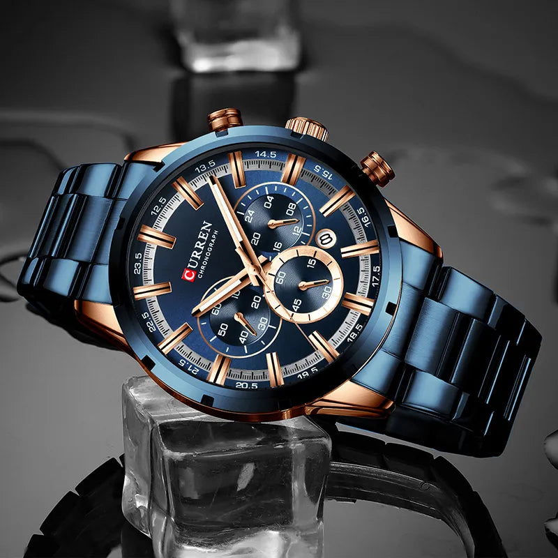 Men's Sports Chronograph Wristwatch