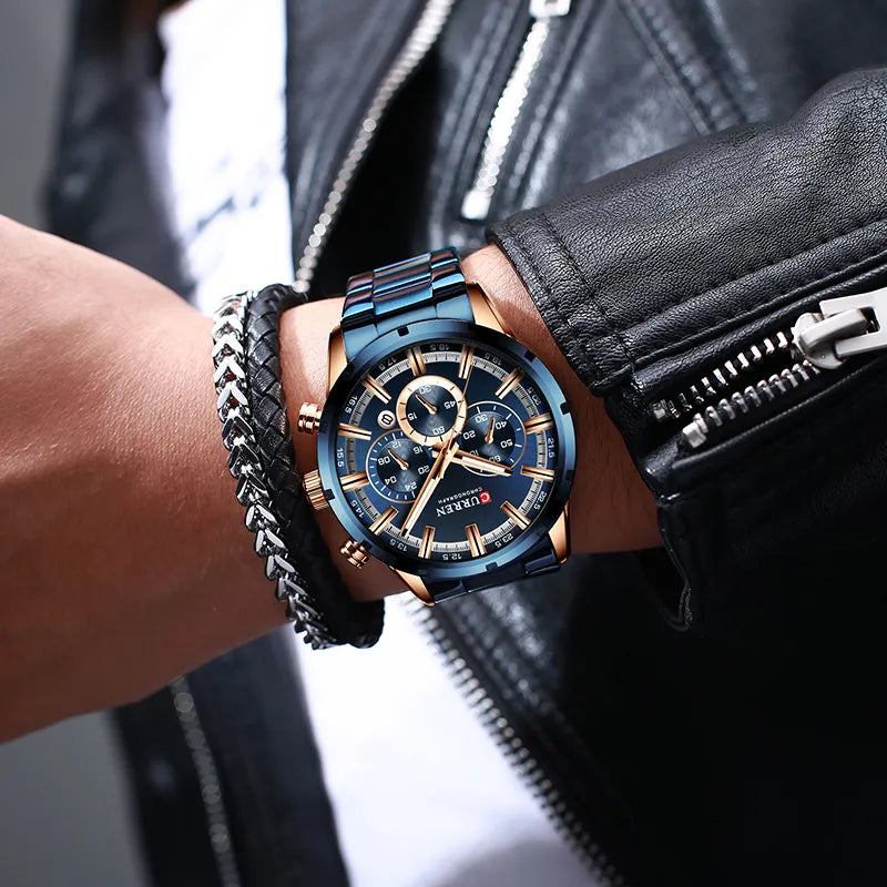 Men's Sports Chronograph Wristwatch