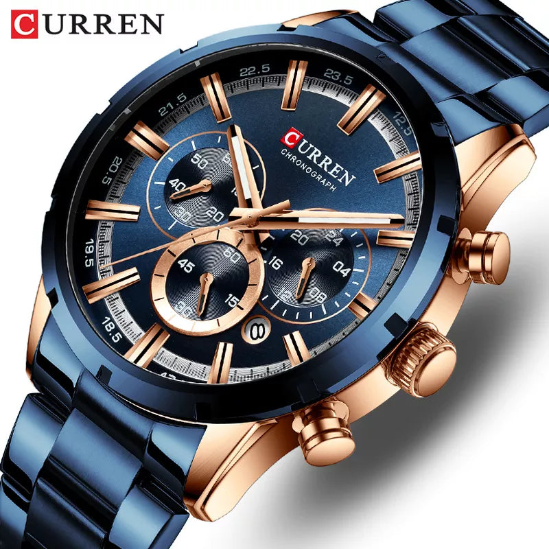 Men's Sports Chronograph Wristwatch